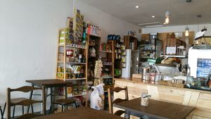 View of the counter and goods section :) at Vegetus in Cheltenham