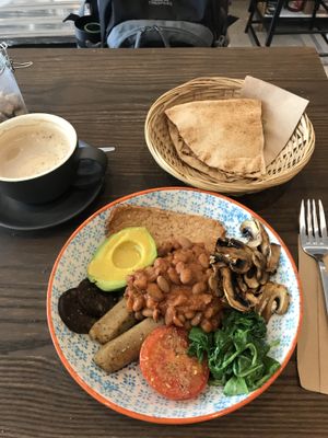 Delicious fry up!  at Vegetus in Cheltenham