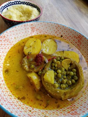 Artichoke tagine at Vegetus in Cheltenham