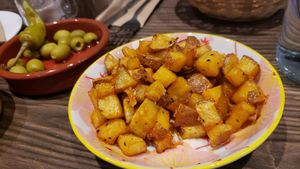 Yummy potatoes at Vegetus in Cheltenham