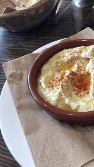 Hummus was amazing - loved it   at Vegetus in Cheltenham
