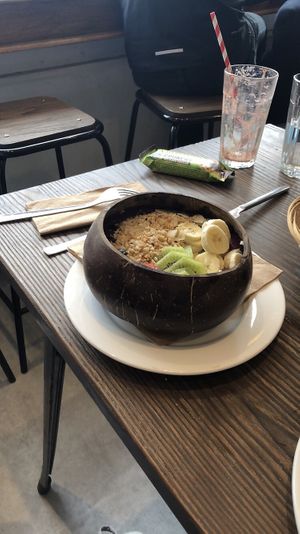 Açai berry bowl, amazing, creative and beautiful design, tastes just as good! at Vegetus in Cheltenham