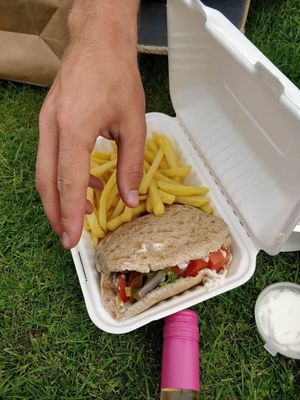 Seitan pita 🤤 at Vegetus in Cheltenham
