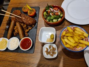 Mixed grill at Vegetus in Cheltenham