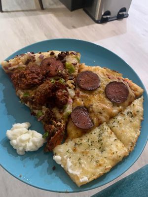 All vegan!  at Nayya Pizza in Bedford