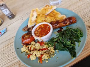 Small vegan breakfast. Delicious. at Cranberry Swamp in Whitby