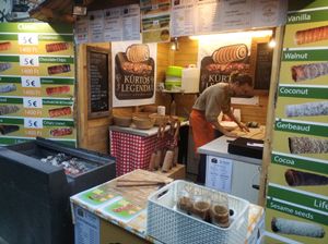 Chimney cakes at Las Vegan's - Vegan Garden Trailer in Budapest