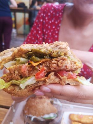 Burguer 2 at Las Vegan's - Vegan Garden Trailer in Budapest