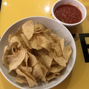 Chips and salsa at CLT - Tequileria in Charlotte
