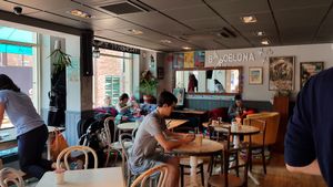 Inside at Cafe Barcelona in South West London