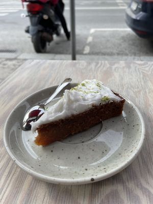 Best carrot cake ever! 🥕  at Mahalo  - Odengatan in Stockholm