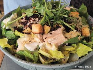 Caesar salad at Mahalo  - Odengatan in Stockholm