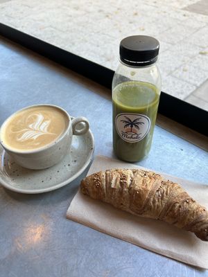 One of few places with vegan croissants   at Mahalo  - Odengatan in Stockholm