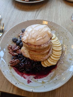 Pancakes - 4.5/5 at Mahalo  - Odengatan in Stockholm
