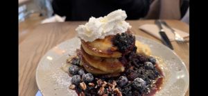 American pancakes  at Mahalo  - Odengatan in Stockholm