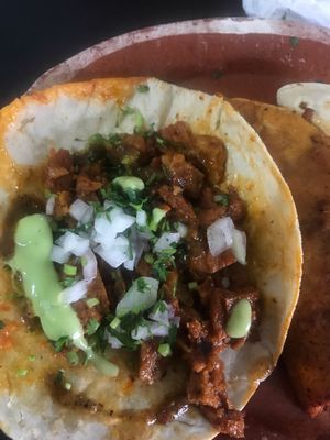 Tacos at Vegan Bike - Más Que Comida in Guadalajara