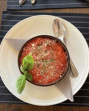 Eggplant Parmesan 🤤 at Ciriera Osteria Vegan in Trequanda
