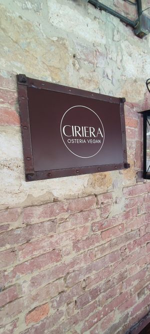  at Ciriera Osteria Vegan in Trequanda