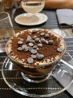 Tiramisù  at Ciriera Osteria Vegan in Trequanda