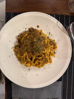 Tagliatelle Ravi  at Ciriera Osteria Vegan in Trequanda