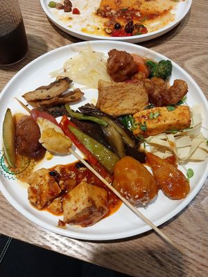 My 3rd plate (I was so excited I forgot to take a pic of the 2nd) at SUHU 素虎 - Qianmen in Beijing