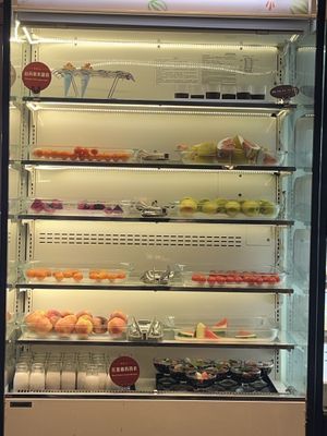 fruit fridge  at SUHU 素虎 - Qianmen in Beijing
