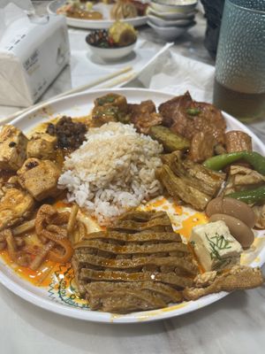several kinds of tofu  at SUHU 素虎 - Qianmen in Beijing