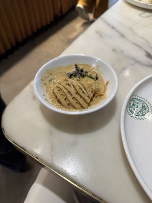 Tofu with seasame paste  at SUHU 素虎 - Qianmen in Beijing
