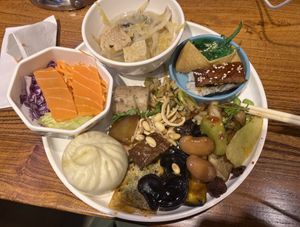 Some example dishes (¥79)  at SUHU 素虎 (Vege Tiger) - Qianmen in Beijing