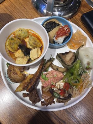 Some example dishes (¥79)  at SUHU 素虎 (Vege Tiger) - Qianmen in Beijing