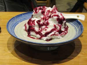 Chinese Yam with redberry jam at SUHU 素虎 - Qianmen in Beijing