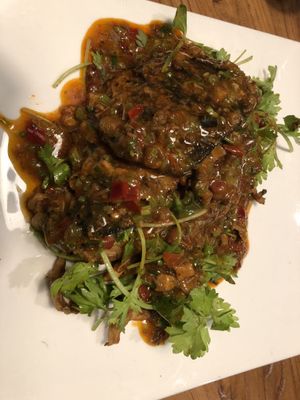 Pescado vegetal con hongos y tofu at SUHU 素虎 - Qianmen in Beijing