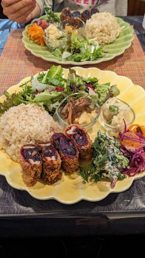 ビーツカツレツ at Cafe Terra in Mito