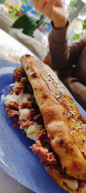 Paniocho buenisimo at Dolce & Vegana in Madrid