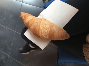 awesome croissant  at Dolce & Vegana in Madrid