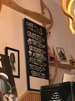 Their menu  at Dolce & Vegana in Madrid