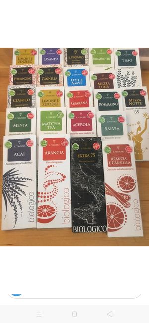 Chocolates at Dolce & Vegana in Madrid