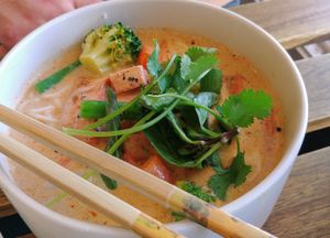Coconut Curry at Warm & Cozy in Boronia