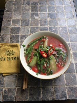 Tom yum / bad girl at V's Home in Hanoi