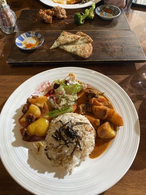 Daily special - pretty tasty   at Water Drop Vegetarian Cafe in Christchurch