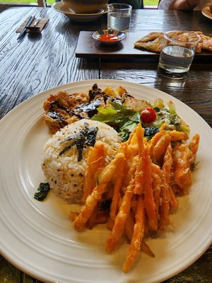  at Water Drop Vegetarian Cafe in Christchurch