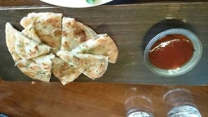 Koreaner pancakes  at Water Drop Vegetarian Cafe in Christchurch