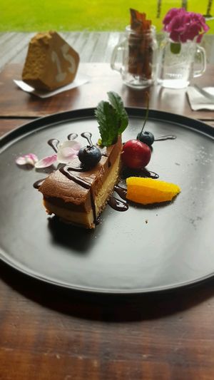 Nutella Cake at Water Drop Vegetarian Cafe in Christchurch