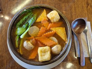  at Water Drop Vegetarian Cafe in Christchurch