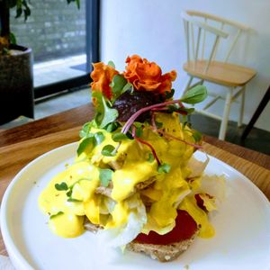 tofu vege beny at The Raw by Twins in Seoul