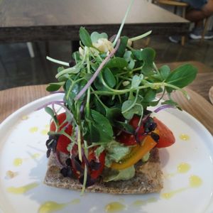 avocado sandwich at The Raw by Twins in Seoul