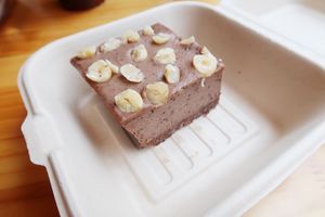 Raw Hazelnut Slice at The Raw by Twins in Seoul