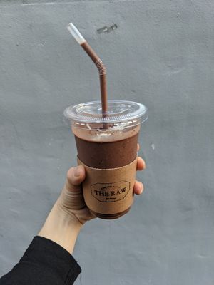 Mocha smoothie at The Raw by Twins in Seoul