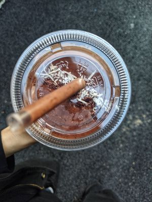 Mocha smoothie at The Raw by Twins in Seoul