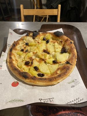   at Trieste Pizza in Rome